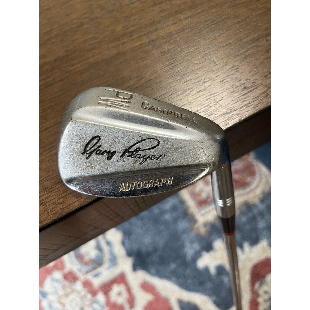Vintage Gary Player Autograph Campbell Pitching Wedge PW Steel Right Handed